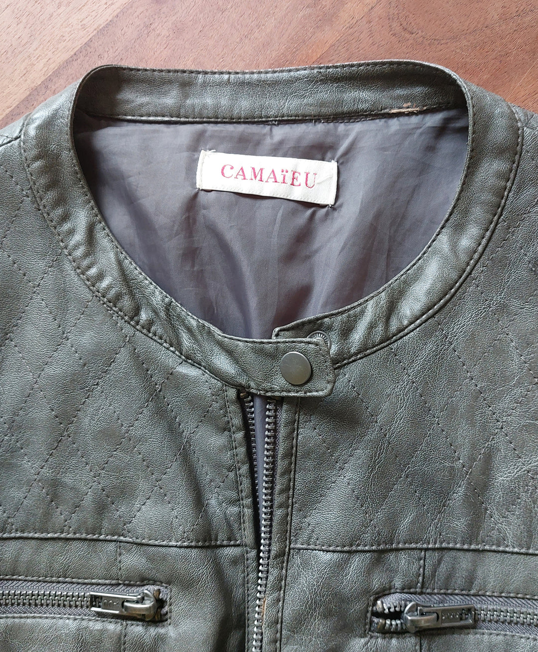 Camaieu, leatherlook, stoer jasje