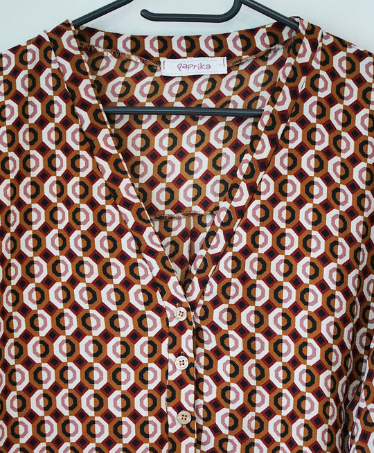 Paprika, shirt met 3/4 mouwen