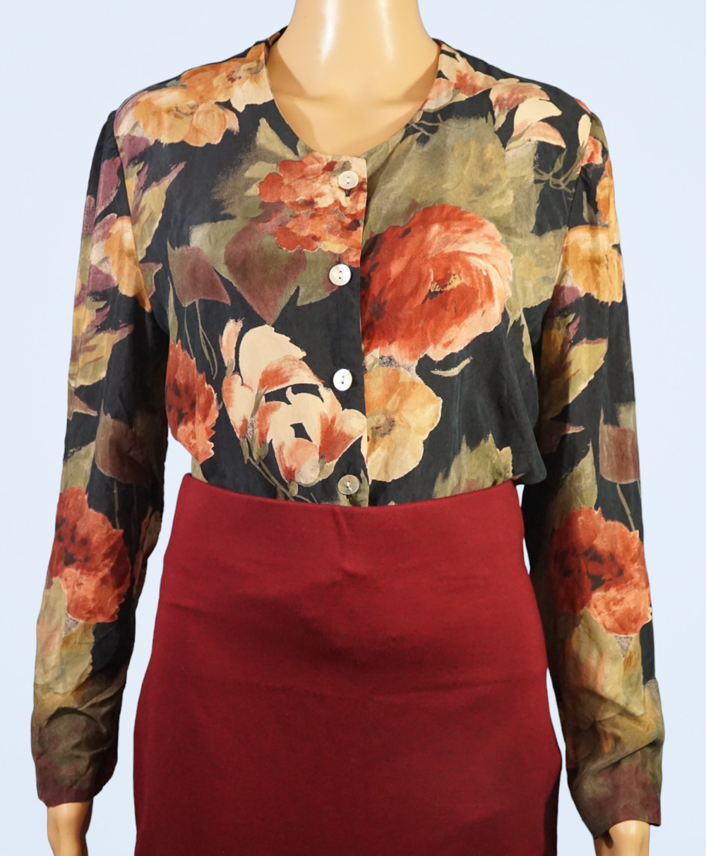 Luchtige blouse. 100% cupro